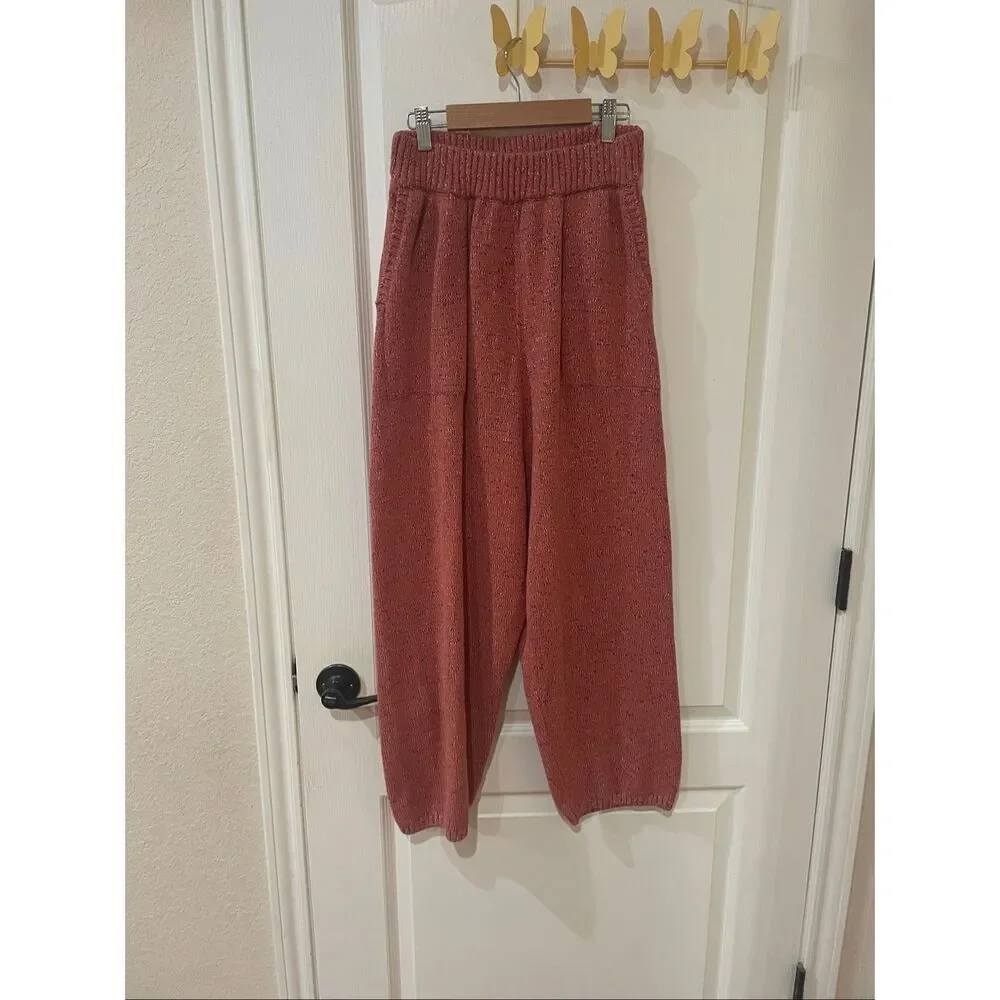 Free People Beach Sweater Knit Harem Pant Size XS